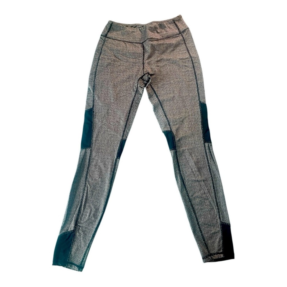Kyodan Women’s Stretch Tweed Thermacool Gray and Black Leggings. Size S